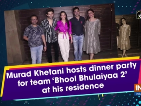 Murad Khetani hosts dinner party for team 'Bhool Bhulaiyaa 2' at his residence