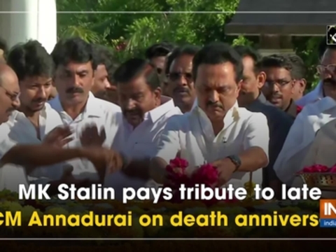 MK Stalin pays tribute to late CM Annadurai on death anniversary