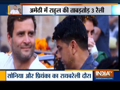 LS Polls 2019: Rahul Gandhi to address three rallies in Amethi today