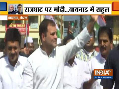 Rahul Gandhi leads 'Save the Constitution' march in Wayanad