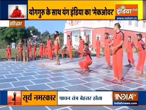 Dand baithak is very effective in increasing height, know the correct way from Swami Ramdev