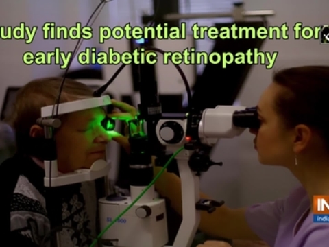 Study finds potential treatment for early diabetic retinopathy