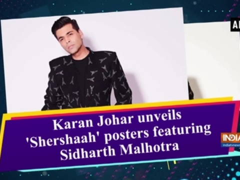 Karan Johar unveils 'Shershaah' posters featuring Sidharth Malhotra