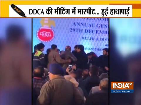 Exchange of blows during DDCA AGM, video goes viral