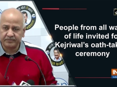 People from all walks of life invited for Kejriwal's oath-taking ceremony