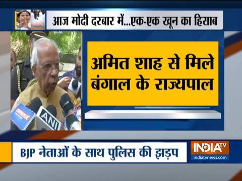 West Bengal Governor meets Home minister Amit Shah