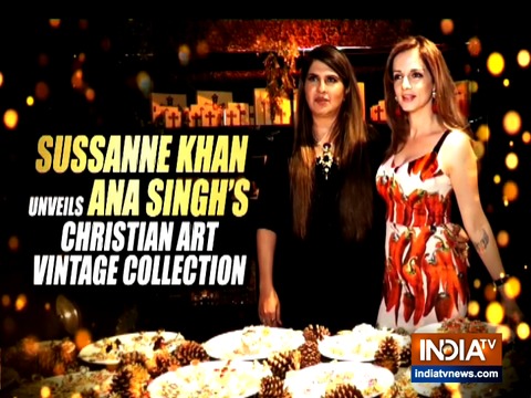 Sussane Khan presents Ana Singh's Christian art vintage collection