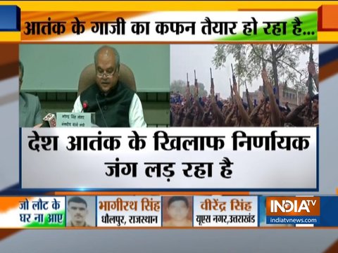 Narendra Singh Tomar addresses media after all-party meet in Delhi