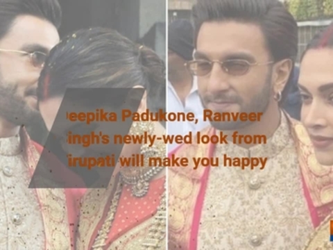 Deepika Padukone, Ranveer Singh's newly-wed look from Tirupati will make you happy