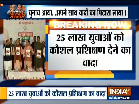 Haryana election 2019: BJP releases poll manifesto in Chandigarh