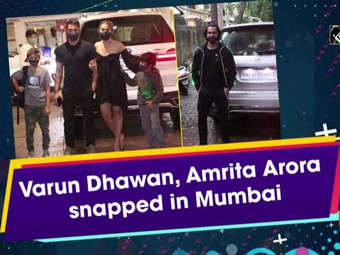 Varun Dhawan, Amrita Arora snapped in Mumbai