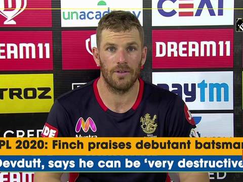IPL 2020: Finch praises debutant batsman Devdutt, says he can be 'very destructive'