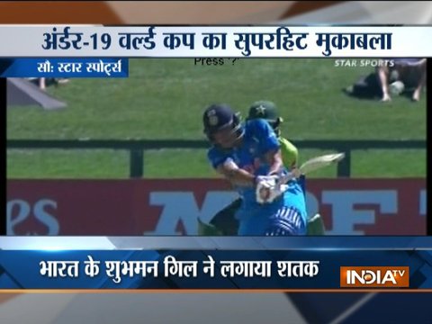 ICC U-19 World Cup 2018, India vs Pakistan: India post 272/9 after Shubman Gill century