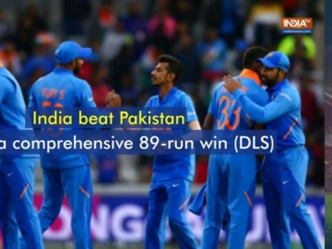 India extend World Cup-winning streak to 7-0 after a brilliant 89-run win (DLS) over Pakistan