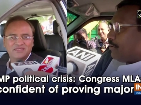 MP political crisis: Congress MLAs confident of proving majority