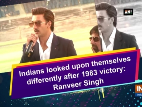 Indians looked upon themselves differently after 1983 victory: Ranveer Singh