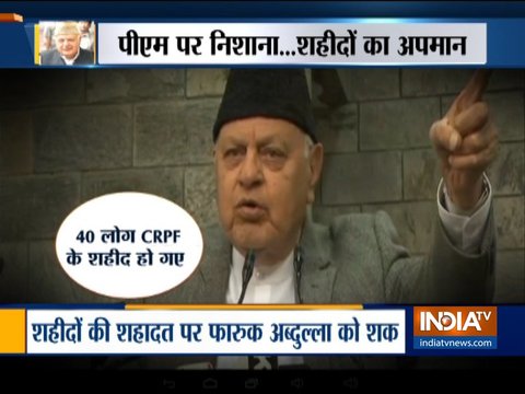 NC chief Farooq Abdullah raises doubt over killing of 40 CRPF jawans in Pulwama terror attack