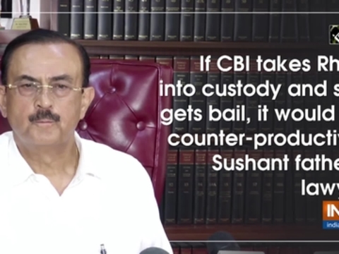 If CBI takes Rhea into custody and she gets bail, it would be counter-productive: Vikas Singh