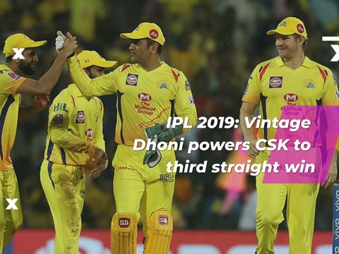 IPL 2019: MS Dhoni powers Chennai to 8-run win over Rajasthan