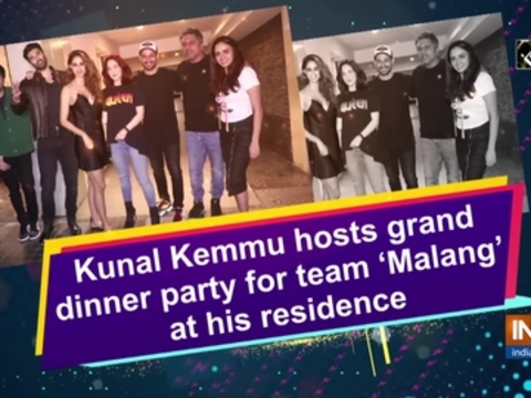 Kunal Kemmu hosts grand dinner party for team 'Malang' at his residence