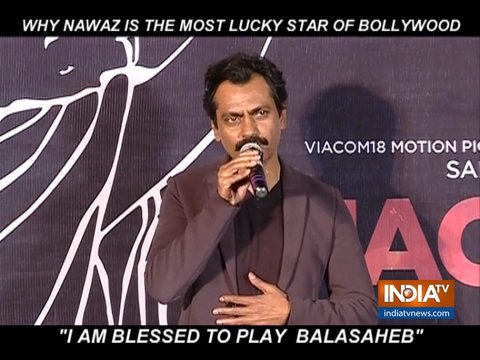 I'm blessed to play Balasaheb: Nawazuddin Siddiqui on Thackeray