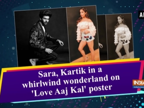 Sara, Kartik in a whirlwind wonderland on 'Love Aaj Kal' poster