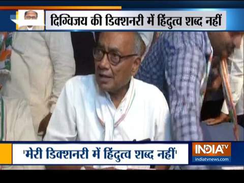 Digvijay Singh gives clarification after row on 'Hindutva' remark