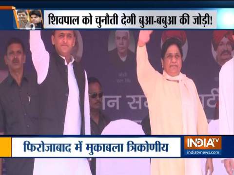 Akhilesh Yadav hits out at uncle Shivpal Yadav at Firozabad rally