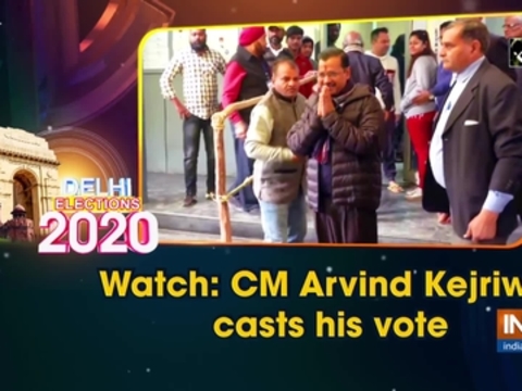 Watch: CM Arvind Kejriwal casts his vote