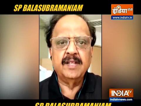 When SP Balasubrahmanyam said he was suffering from a very mild attack of coronavirus