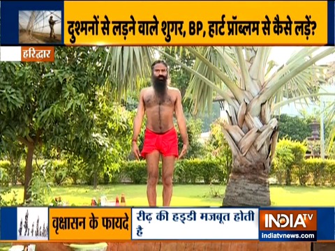 Swami Ramdev shares yogasanas that will keep Indian soldiers fit