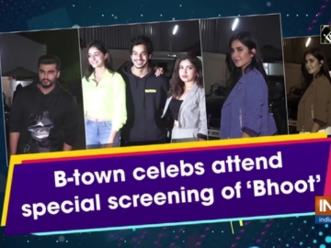 B-town celebs attend special screening of 'Bhoot'