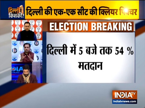 Assembly Election: Last hour of polling on, 54 percent voters turn up in Delhi so far