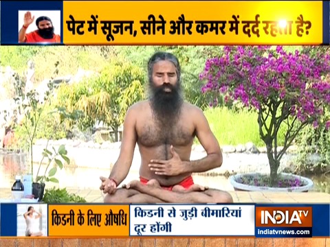 Know correct way to do Padangusthasana with Swami Ramdev