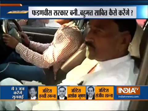 BJP MP arrives at Sharad Pawar's residence