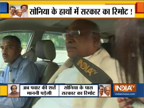 Maharashtra Govt Formation: The meeting at Sonia Gandhi's residence ends