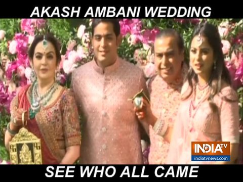 Akash Ambani and Shloka Mehta Wedding: Aamir Khan, Kiran Rao, Anu Malik arrive