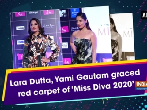 Lara Dutta, Yami Gautam graced red carpet of 'Miss Diva 2020'