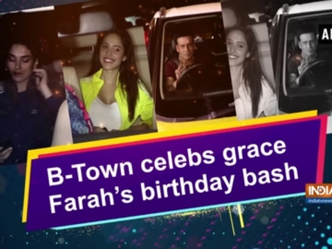 B-Town celebs grace Farah's birthday bash