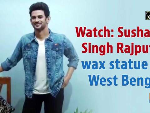 Watch: Sushant Singh Rajput's wax statue in West Bengal