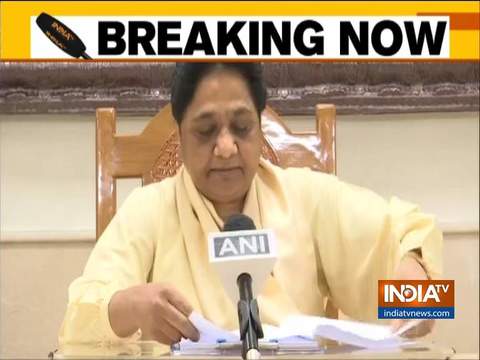 BSP Supremo Mayawati slams BJP after attachment of brother's property