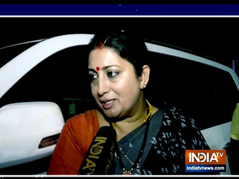 Television fans celebrate Smriti Irani's win from Amethi