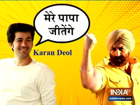 Karan Deol wishes victory for his father Sunny Deol