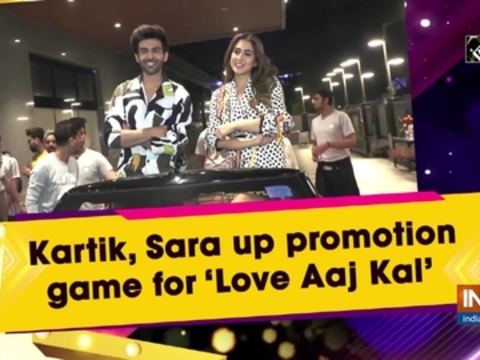 Kartik, Sara up promotion game for 'Love Aaj Kal'