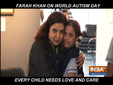 World Autism Day: Farah Khan participated in a show organised for Autistic children