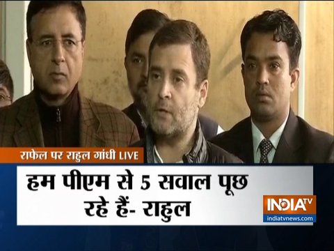 Rafale deal: Rahul Gandhi seeks probe against PM Modi for corruption, weakening national security