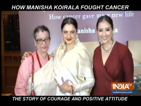 Manisha Koirala launches book on her cancer journey