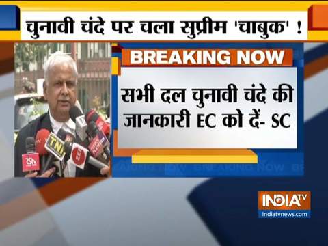 SC directs all political parties to furnish receipts of electoral bonds to Election Commission