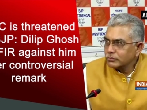 TMC is threatened by BJP: Dilip Ghosh on FIR against him over controversial remark