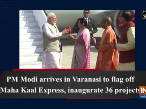 PM Modi arrives in Varanasi to flag off Maha Kaal Express, inaugurate 36 projects